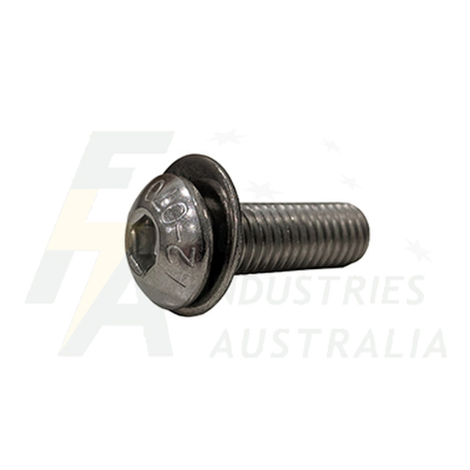 Button head allen key type security bolt to suit electrical pillar boxes and pillar tops